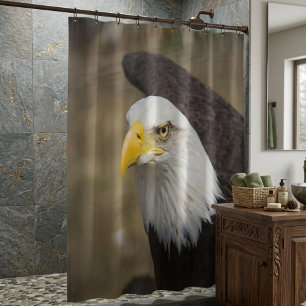 Bald Eagle Spirit – Bold Statement Shower Curtain
