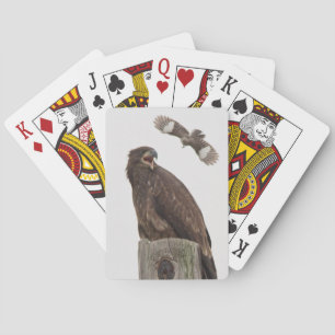 Bald Eagle (Stop body slamming me) Playing Cards