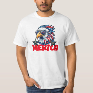 Bald Eagle Sunglasses 'Merica T-Shirt