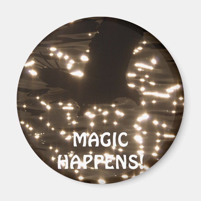 BALD EAGLE & SUNLIT WATER MAGNET (Front)