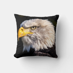 Bald Eagle Throw Pillow