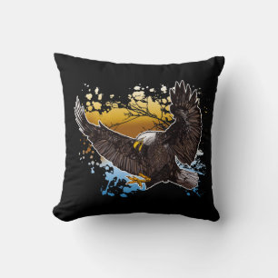 Bald Eagle Throw Pillow