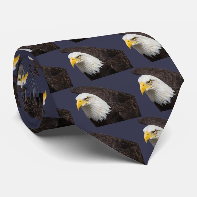 Bald eagle tie (Rolled)