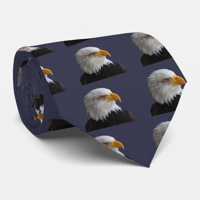 Bald eagle tie (Rolled)