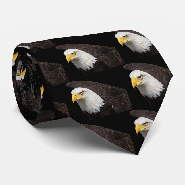 Bald eagle tie (Rolled)