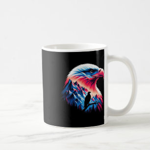 Bald Eagle Us Flag 4th Of July Patriotic Conceptua Coffee Mug