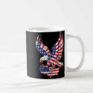Bald Eagle USA 4th Of July Independence Vintage Coffee Mug