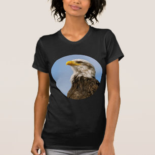 Bald Eagle Wildlife Portrait Art T-Shirt