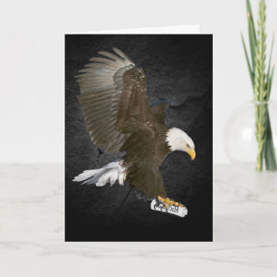 Bald Eagle with 2026 Graduation Diploma Card