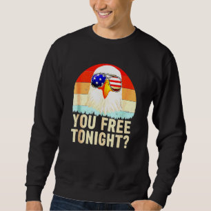 Bald Eagle Women Men Vintage 4th Of July You Free Sweatshirt