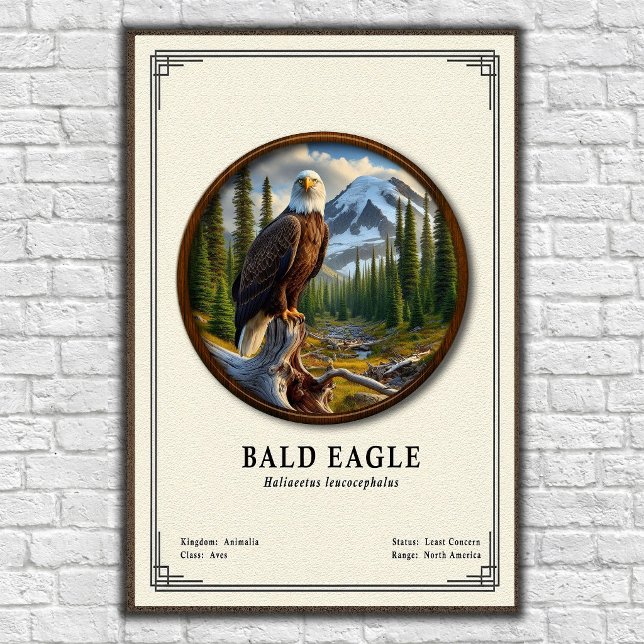 Bald Eagle Zoology Series Poster (Creator Uploaded)