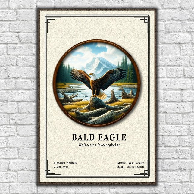 Bald Eagle Zoology Series Poster (Creator Uploaded)