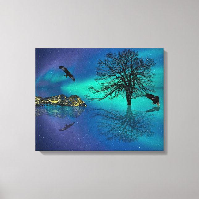 Bald Eagles Canvas Print (Front)