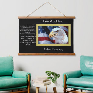 Bald Eagles head  looking at you Hanging Tapestry
