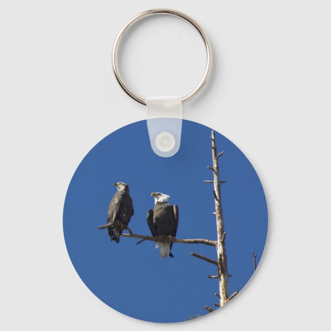 Bald Eagles Keychain (Front)