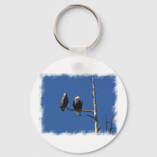 Bald Eagles Keychain