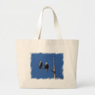 Bald Eagles Large Tote Bag