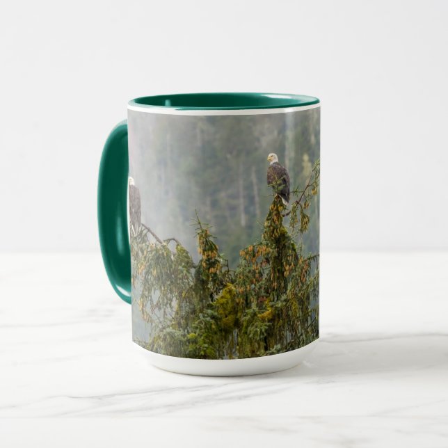 Bald Eagles | Tongass National Forest Alaska Mug (Front Left)