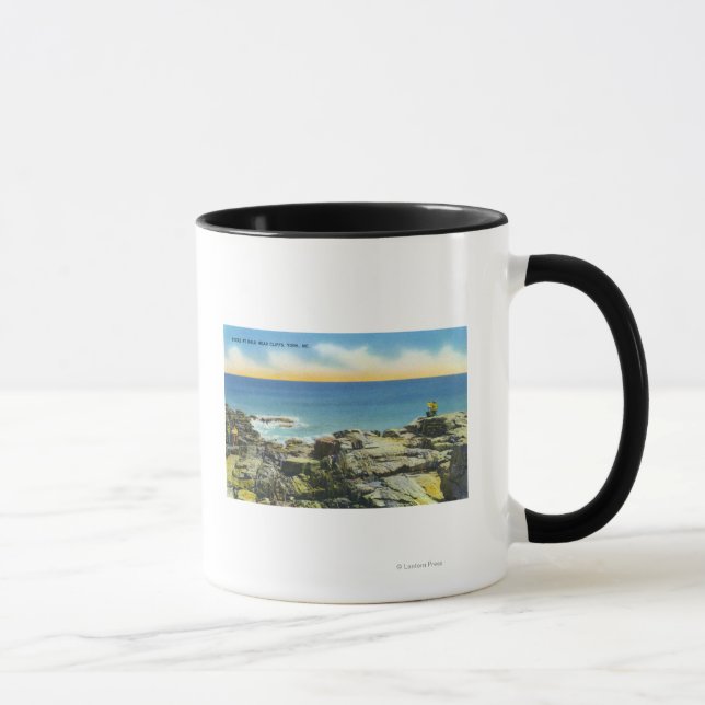 Bald Head Cliffs View of the Rocks and Surf Mug (Right)