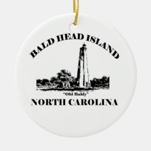 Bald Head Island. Ceramic Ornament