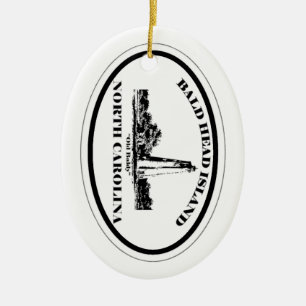 Bald Head Island. Ceramic Ornament