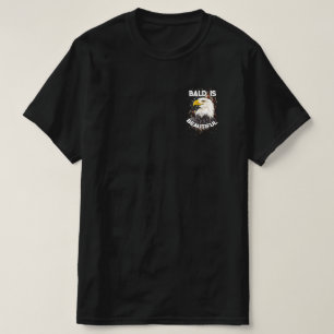 Bald Is Beautiful Patriotic American Eagle Gift T-Shirt
