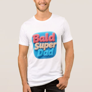 Bald Super Dad Tri-Blend Shirt