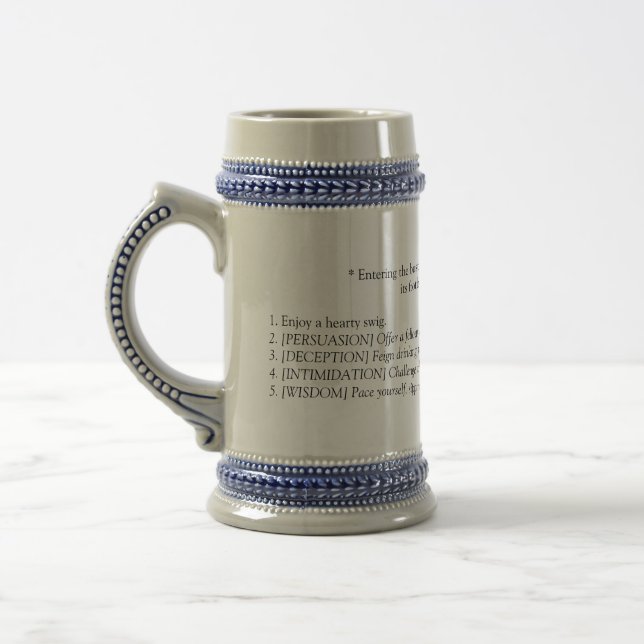 Baldur's Gate 3 Inspired Beer Stein (Left)