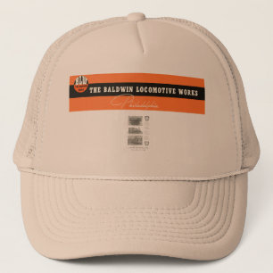 Baldwin contractors locomotives       trucker hat