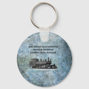 Baldwin locomotive works tank Engine  Keychain