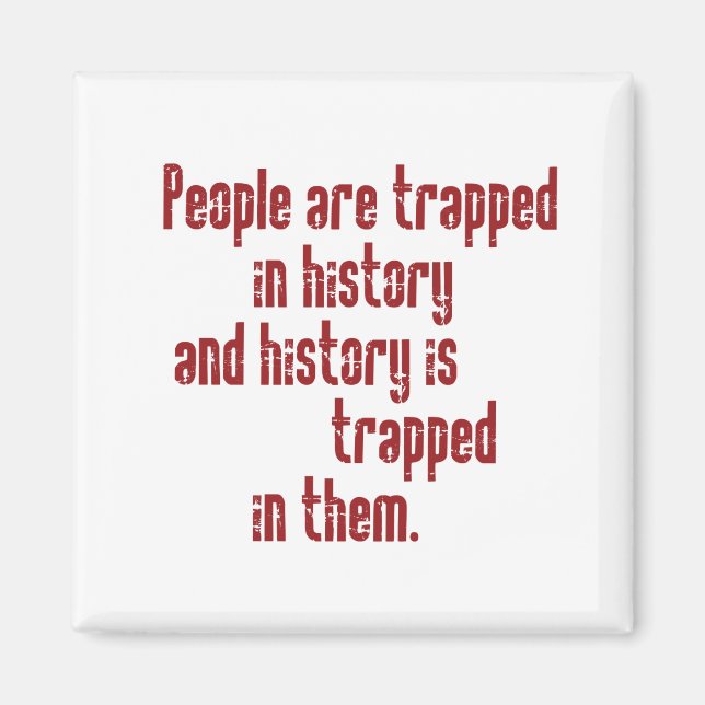 Baldwin on History Magnet (Front)