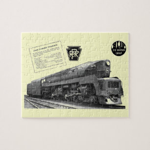 Baldwin-Pennsylvania Railroad T-1 Steam Locomotive Jigsaw Puzzle