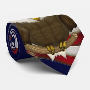 Baldwin The Cute Bald Eagle Tie