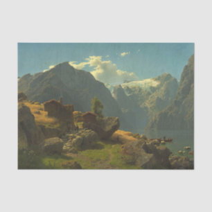 Bale beach, Hans Fredrik Gude  Tissue Paper