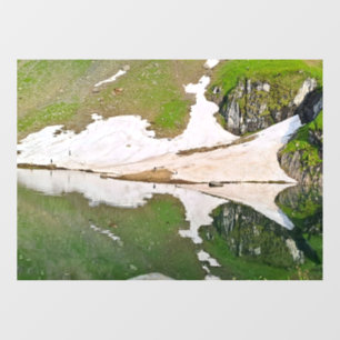 Balea Lake Alpine Landscape - Wild Nature Romania Window Cling