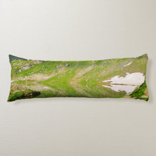 Balea Lake Mountain Slope – Romania Alpine Print Body Pillow