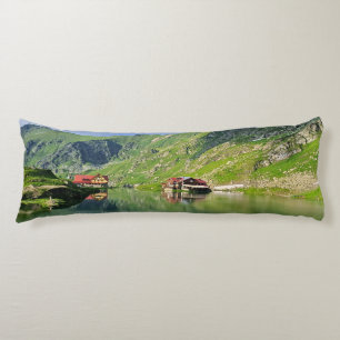 Balea Lake Reflection – Carpathian Alpine Print Body Pillow