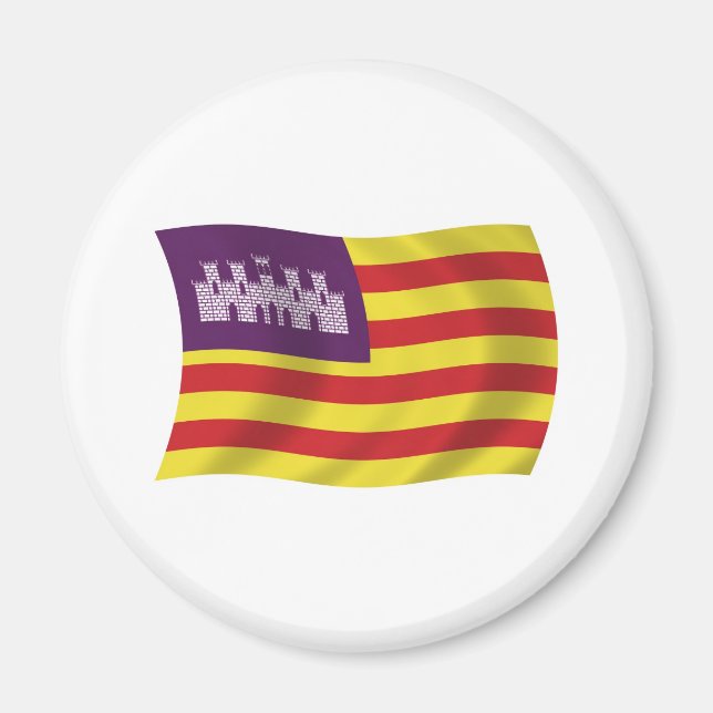 Balearic Islands Flag Magnet (Front)