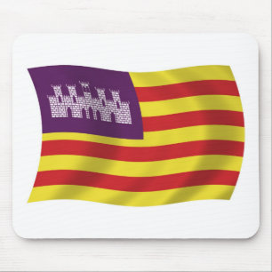 Balearic Islands Flag Mousepad
