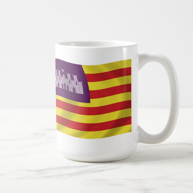Balearic Islands Flag Mug (Right)