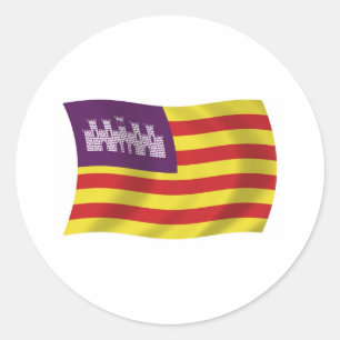 Balearic Islands Flag Sticker