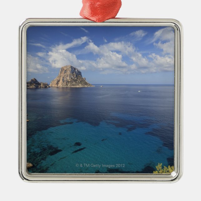 Balearic Islands, Ibiza, Spain Metal Ornament (Front)