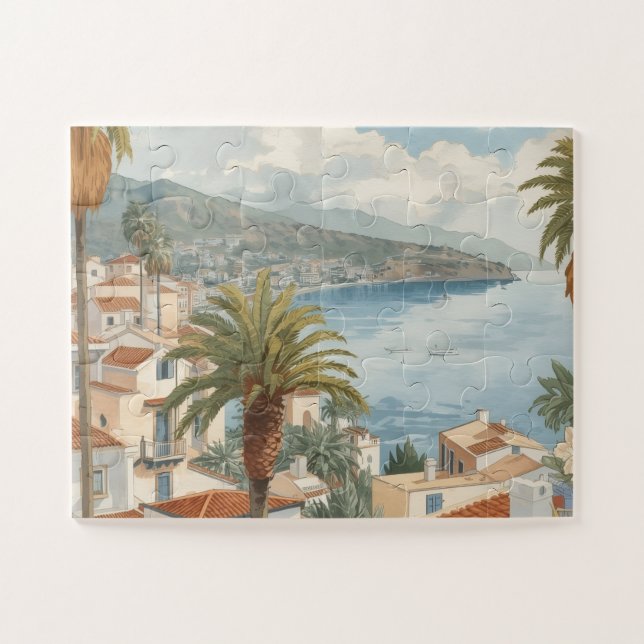 Balearic Islands Vintage French Travel Jigsaw Puzzle (Horizontal)
