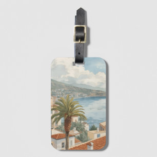 Balearic Islands Vintage French Travel Luggage Tag
