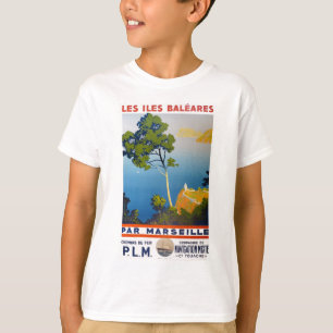 Balearic Islands Vintage French Travel T-Shirt
