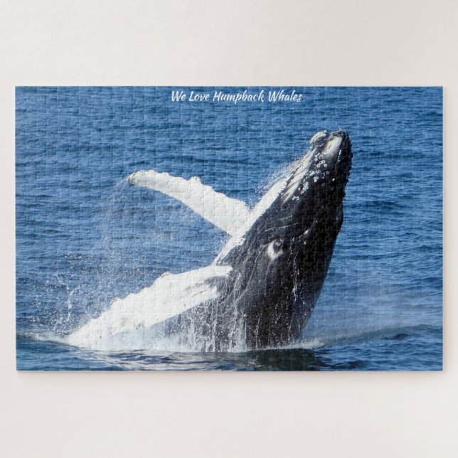 Baleine à bosse Alaska Jigsaw Puzzle (Horizontal)