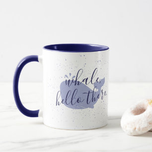 Baleine Bleue, Bonjour Il Y A Du Café Mug