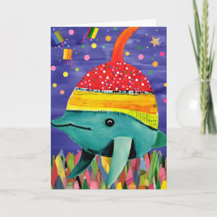 Baleine de fête : Carte Anniversaire de enfant mig