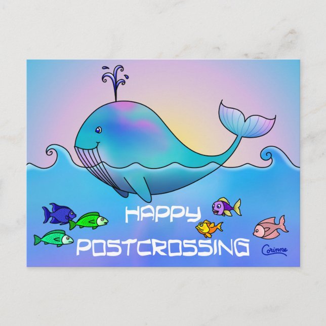 Baleine de passage à niveau - Carte postale (Devant)