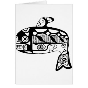 Baleine de Tlingit de Natif américain